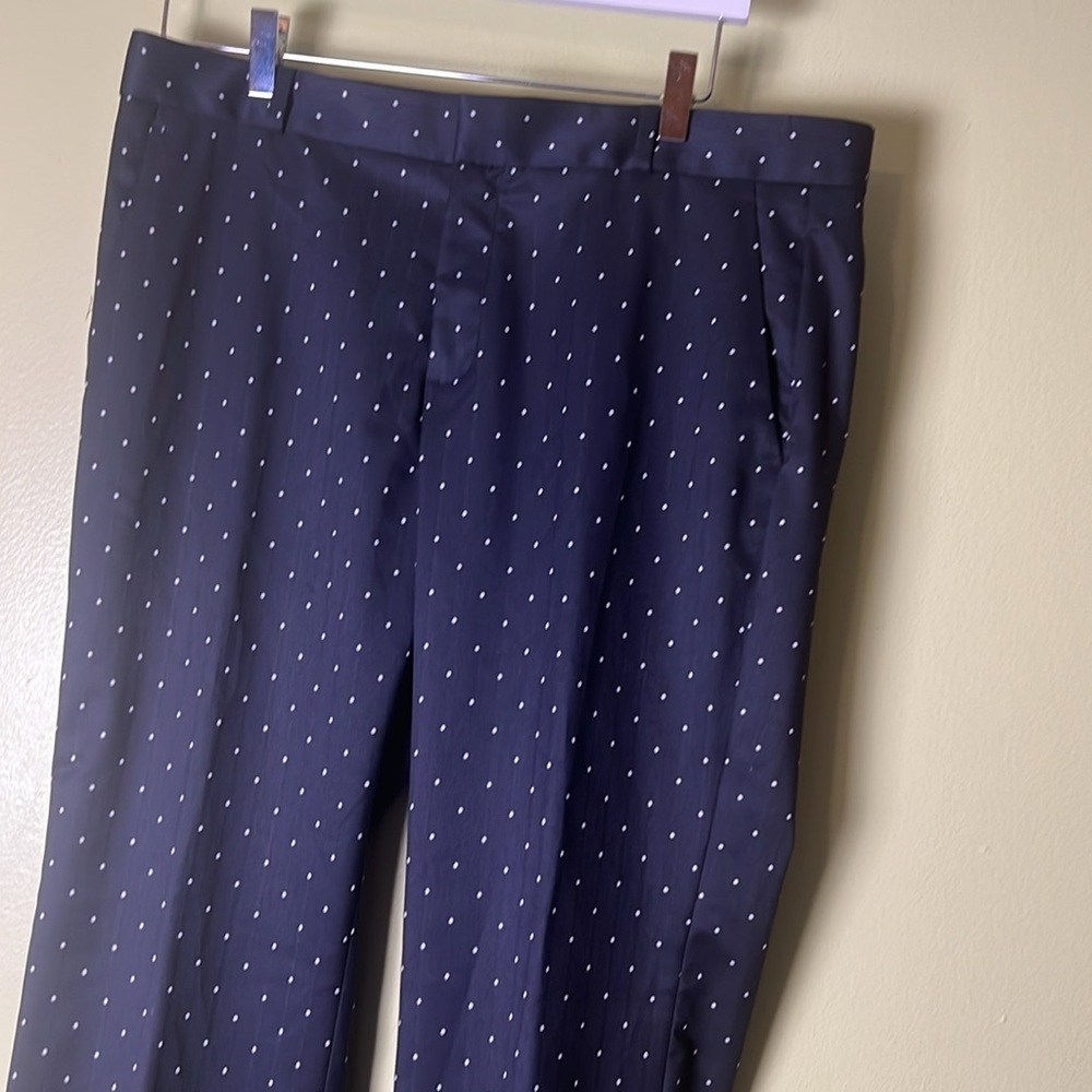 Banana Republic working, dressing, career, size 12 Men's Black Patterned Pants - Picture 3 of 6